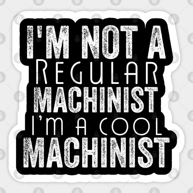 machinist Sticker by Design stars 5